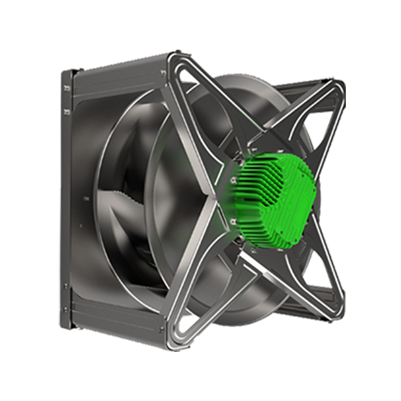 Centrifugalfläkt med blad av aluminium